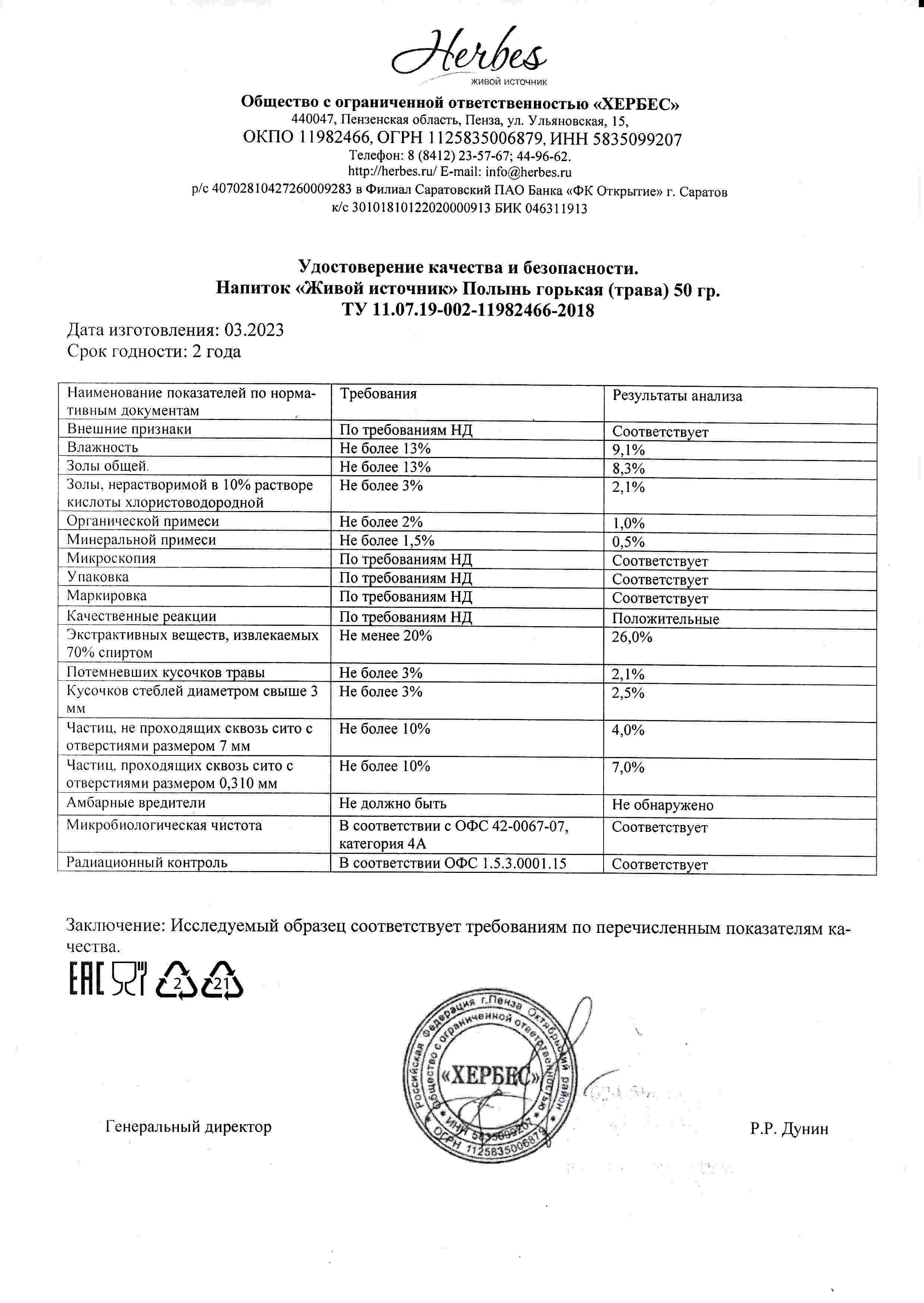 Паспорт №032023